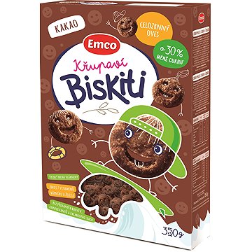 

Emco Křupaví Biskiti Kakao 350 g