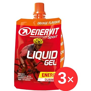 

Enervit Liquid Gel 3 x 60 ml, pomeranč