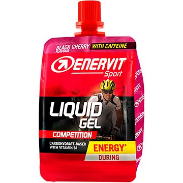 Enervit Liquid Gel Competition s kofeinem (60 ml) višeň - Energetický gel