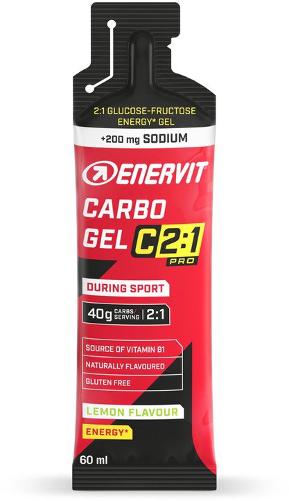 

Enervit Carbo Gel C2:1 se sodíkem 6 x 60 ml, citron