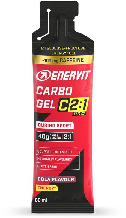 

Enervit Carbo Gel C2:1 s kofeinem 6 x 60 ml, cola