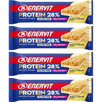 

Enervit Protein Bar 28% vanilla-yogurt 4 x 40g