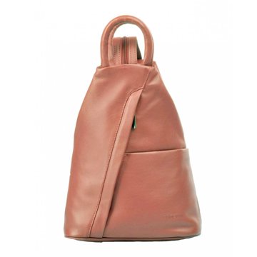 

Estelle Zipper backpack Cognac