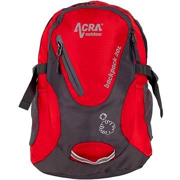 

Acra Turistický batoh 20 l červený
