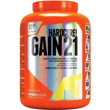 

Extrifit Hardcore Gain 21 3000 g vanilla