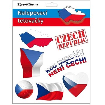 

SPORTTEAM Tetovací obtisky ČR 2