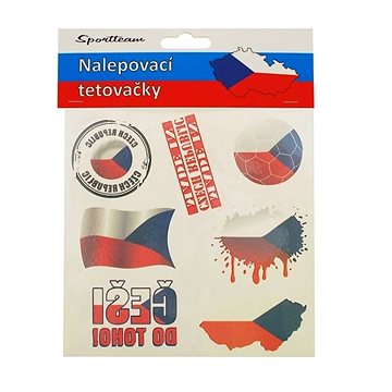 

SPORTTEAM Tetovací obtisky ČR 3