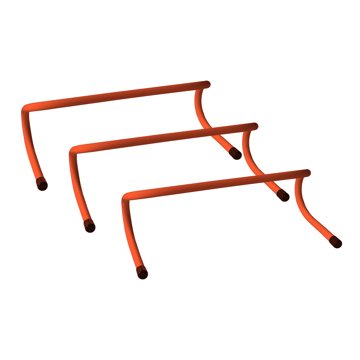 

Fitnessline Tréninkové překážky oranžové, 3 ks, 15 cm