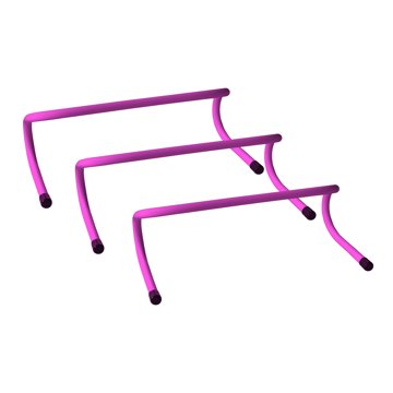 

Fitnessline Tréninkové překážky růžové, 3 ks, 15 cm