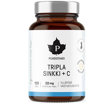 

Puhdistamo Triple Zinc 25 mg + Vitamin C 120 kapslí
