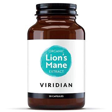 

Viridian Nutrition Lions Mane Extract 30 kapslí Organic