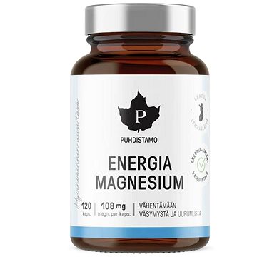 

Puhdistamo Energia Magnesium 120 kapslí