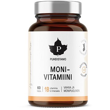 

Puhdistamo Multivitamin 60 kapslí (Moni-Vitamini)