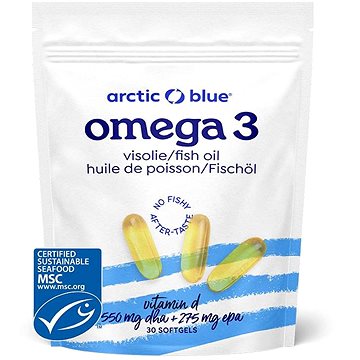 

Arctic Blue Omega 3 30 kapslí (550 mg DHA, 275 mg EPA & Vitamin D)