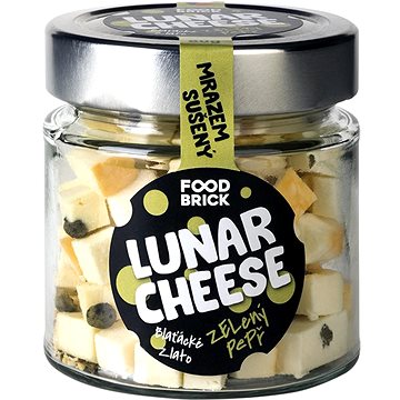 

FOOD BRICK Lunar Cheese blaťácké zlato - zelený pepř 75 g