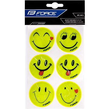 

Force Smile nálepky žluté 6 ks