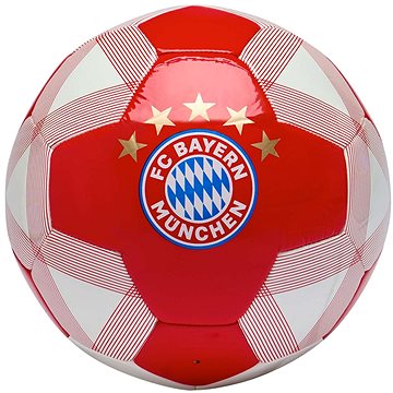 

Ouky FC Bayern Mnichov, znak a 5 hvězd, červeno-bílý, vel. 4