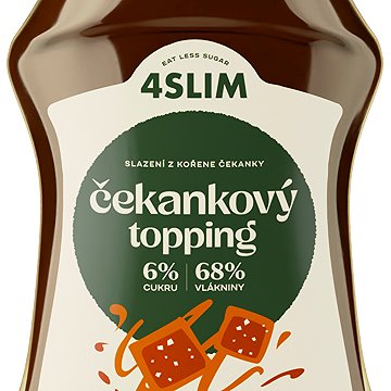 

4Slim Čekankový topping slaný karamel 700 g