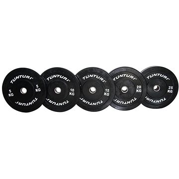 

Gumový kotouč BUMPER TUNTURI 5 kg, černý