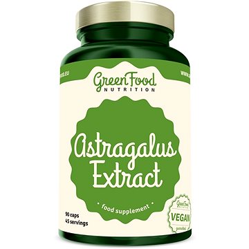 GreenFood Nutrition Astragalus Extract 90 kapslí - Doplněk stravy
