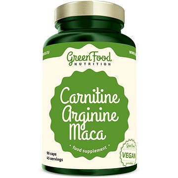 

GreenFood Nutrition Carnitin Arginin Maca 90 kapslí
