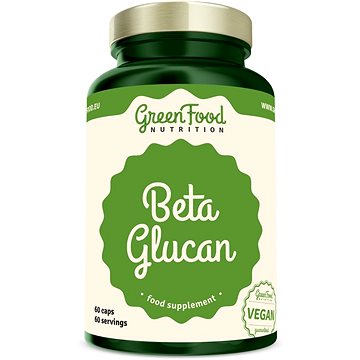 GreenFood Nutrition Beta Glucan 60 kapslí - Betaglukan