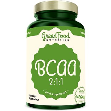 

GreenFood Nutrition BCAA 2:1:1 120 kapslí