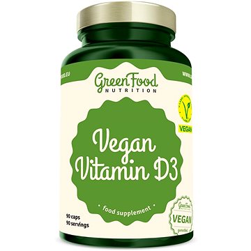 

GreenFood Nutrition Vegan Vitamin D3 90 kapslí