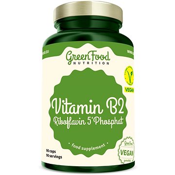 

GreenFood Nutrition Vitamin B2 Riboflavin 5'Phosphat 90 kapslí
