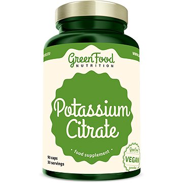 

GreenFood Nutrition Potassium Citrate 90 kapslí