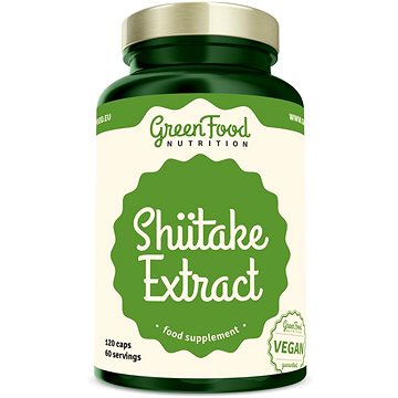 

GreenFood Nutrition Shiitake Extract 120 kapslí