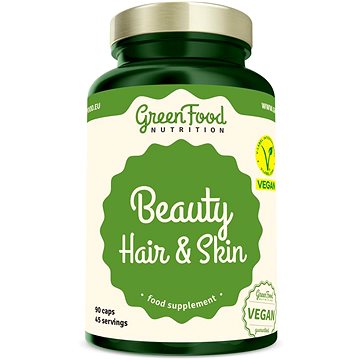 

GreenFood Nutrition Beauty Hair & Skin 90 kapslí
