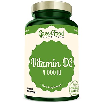 

GreenFood Nutrition Vitamin D3 4000 IU 90 cps