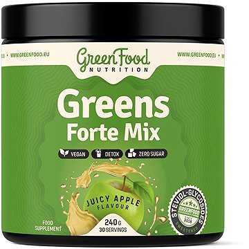 

GreenFood Nutrition Greens Forte Mix 240 g, juicy apple