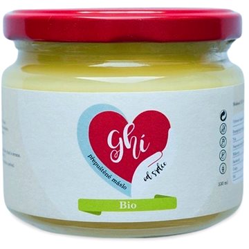 

Ghí od Srdce BIO přepuštěné máslo 330 ml
