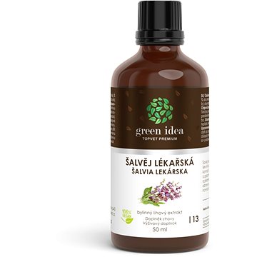 

GREEN IDEA Šalvěj lékářská - bylinný lihový extrakt