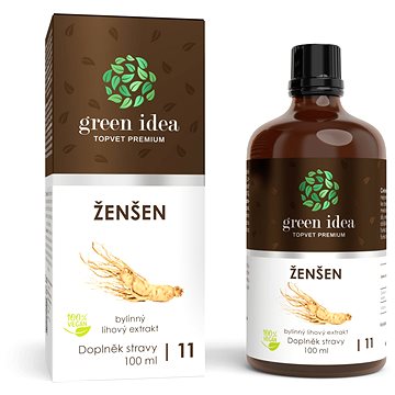 

GREEN IDEA Ženšen - bylinný lihový extrakt 100 ml