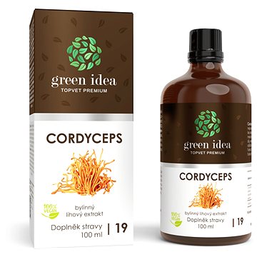 

GREEN IDEA Cordyceps - bylinný lihový extrakt
