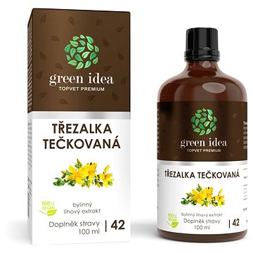 

GREEN IDEA Třezalka tinktura - bylinný lihový extrakt