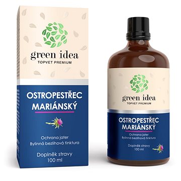 

GREEN IDEA Ostropestřec - bezlihová tinktura