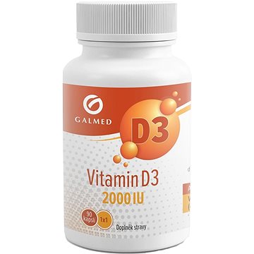 

Galmed Vitamin D3 2000 IU, 90 kapslí