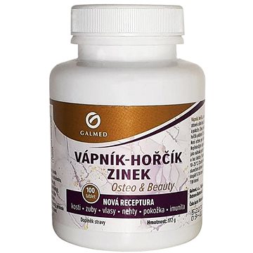 

Galmed Vápník-Hořčík-Zinek Osteo a Beauty, 100 tablet