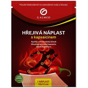 

Galmed Kapsaicinová hřejivá náplast 12x18cm 1 ks