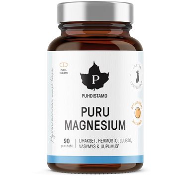 

Puhdistamo Puru Magnesium 90 rozpustných tablet pomeranč