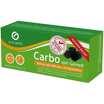 

Galmed Carbo Medicinalis opti 40 + 10 tablet