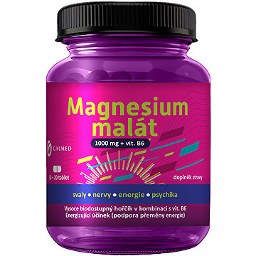 

Galmed Magnesium malát 50 + 20 tablet