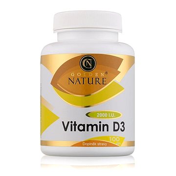 

Golden Nature Vitamin D3 2000 I.U. 100 cps.