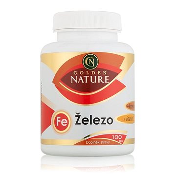 

Golden Nature Železo+Vitamin C + Kys. listová 100 cps.