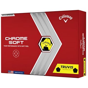 

Callaway Chrome Soft Truvis míčky 12ks, žluto/černé