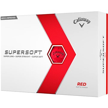 

Callaway Supersoft míčky Matte, 12ks červené